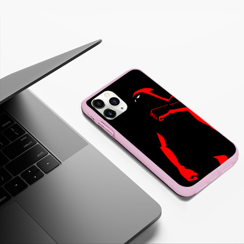 Чехол для iPhone 11 Pro Max матовый Metalocalypse (Dethklok) 1, цвет розовый - фото 5