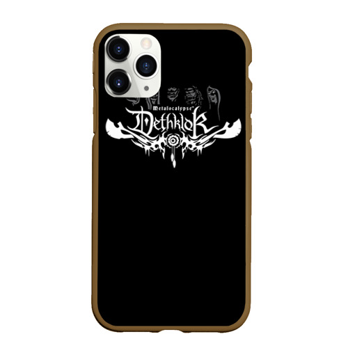 Чехол для iPhone 11 Pro Max матовый Metalocalypse Dethklok 11, цвет коричневый