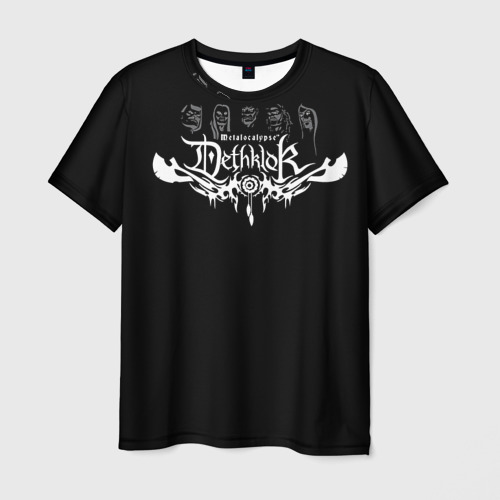 Мужская футболка с принтом Metalocalypse Dethklok 11, вид спереди №1