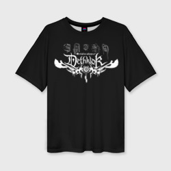 Женская футболка oversize 3D Metalocalypse Dethklok 11