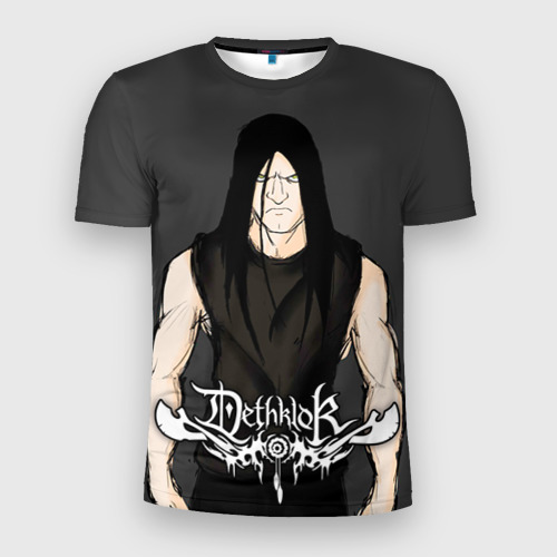 Мужская футболка 3D Slim Metalocalypse Dethklok, цвет 3D печать