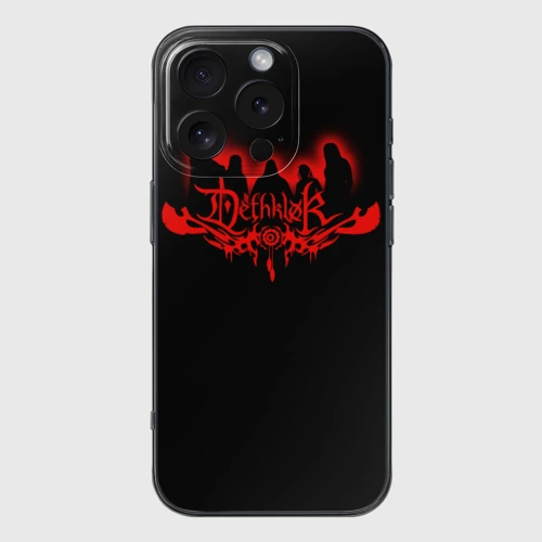 Чехол для iPhone 16 Pro силиконовый с защитой камеры Metalocalypse (Dethklok) 1