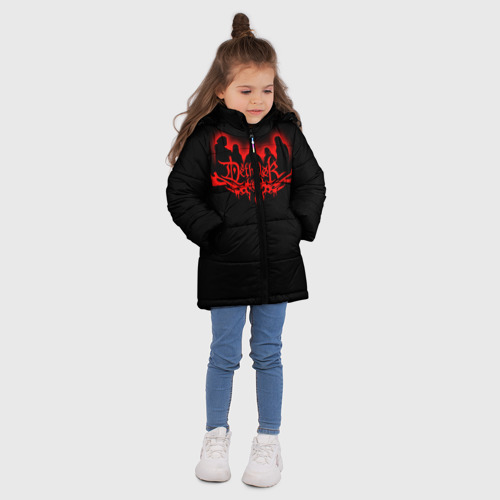 Зимняя куртка для девочек 3D Metalocalypse (Dethklok) 1, цвет черный - фото 5