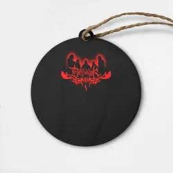 Деревянная игрушка круг Metalocalypse (Dethklok) 1
