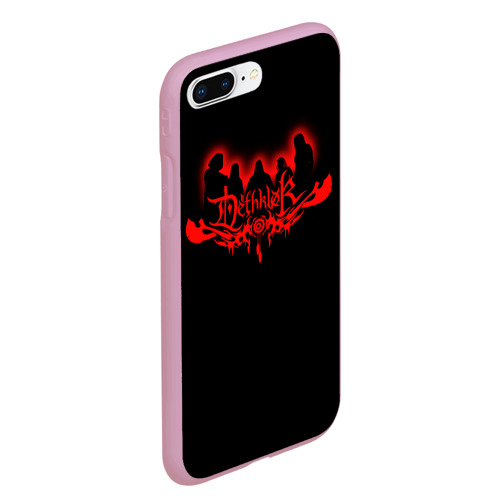 Чехол для iPhone 7Plus/8 Plus матовый Metalocalypse (Dethklok) 1, цвет розовый - фото 3