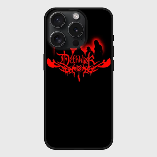 Чехол силиконовый для Apple iPhone 15 Pro матовый Metalocalypse (Dethklok) 1
