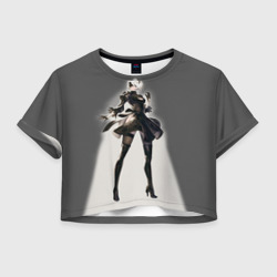 Женская футболка Crop-top 3D Nier Automata