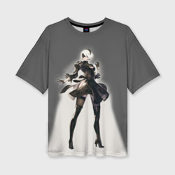 Женская футболка oversize 3D Nier Automata