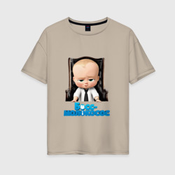 Женская футболка хлопок Oversize Boss Baby