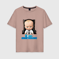 Женская футболка хлопок Oversize Boss Baby