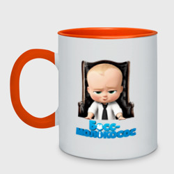 Кружка двухцветная Boss Baby