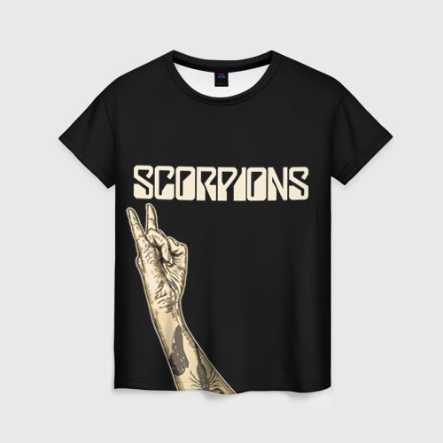 Женская футболка 3D Scorpions