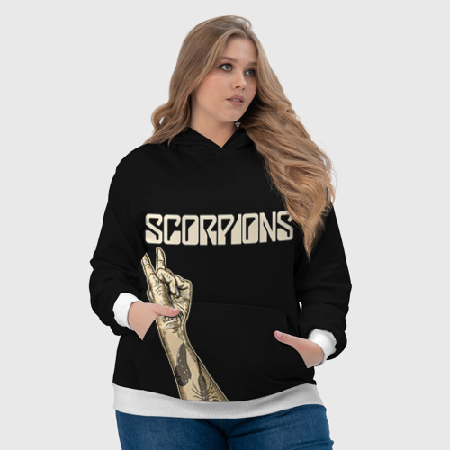 Женская толстовка 3D Scorpions - фото 6