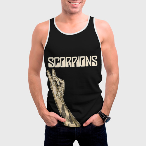 Мужская майка 3D Scorpions, цвет 3D печать - фото 3
