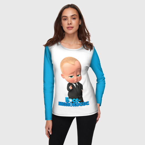 Женский лонгслив 3D Boss Baby - фото 3