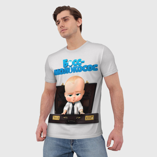 Мужская футболка 3D Boss Baby, цвет 3D печать - фото 3