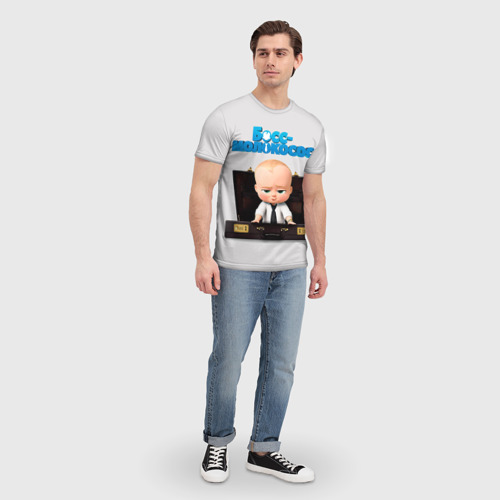 Мужская футболка 3D Boss Baby, цвет 3D печать - фото 5