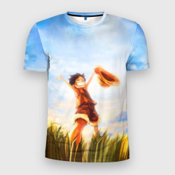 Жизнерадостный монки в поле – Мужская футболка 3D Slim с принтом купить со скидкой в -9%