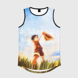 Мужская спортивная майка 3D Жизнерадостный монки в поле