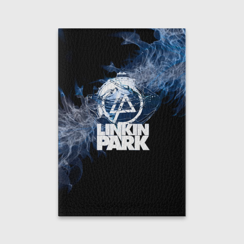 Обложка для паспорта матовая кожа Мотор Linkin Park, цвет зеленый