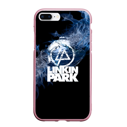 Чехол для iPhone 7Plus/8 Plus матовый Мотор Linkin Park, цвет розовый