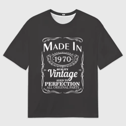 Женская футболка oversize 3D Сделано в 1970