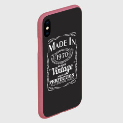 Чехол для iPhone XS Max матовый Сделано в 1970 - фото 2