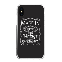 Чехол для iPhone XS Max матовый Сделано в 1973