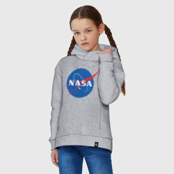 Детское худи Oversize хлопок NASA лого - фото 2