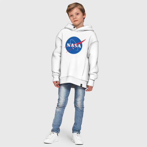 Детское худи Oversize хлопок NASA лого - фото 11
