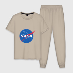 Мужская пижама хлопок NASA лого