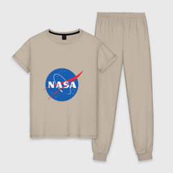 Женская пижама хлопок NASA лого