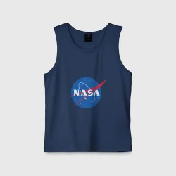 Детская майка хлопок NASA лого