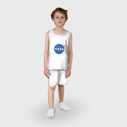 Детская пижама с шортами хлопок NASA лого - фото 2