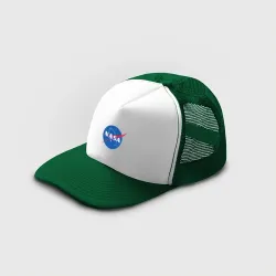 Кепка тракер с сеткой NASA лого - фото 2