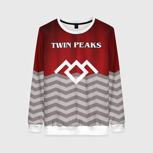 Женский свитшот 3D Twin Peaks, цвет 3D печать