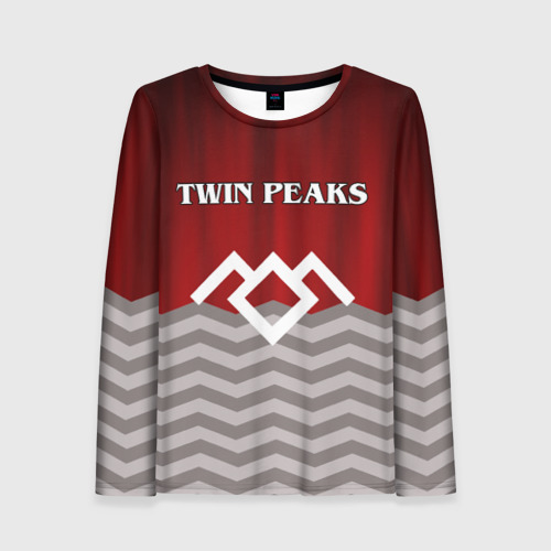 Женский лонгслив 3D Twin Peaks, цвет 3D печать