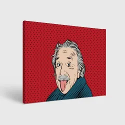 Холст прямоугольный Pop art физик