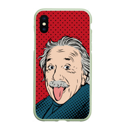 Чехол для iPhone XS Max матовый Pop art физик