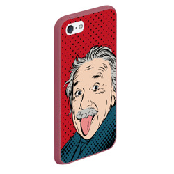 Чехол для iPhone 5/5S матовый Pop art физик - фото 2