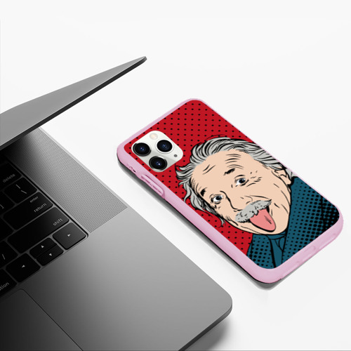 Чехол для iPhone 11 Pro Max матовый Pop art физик, цвет розовый - фото 5