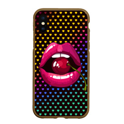 Чехол для iPhone XS Max матовый Pop art