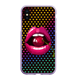 Чехол для iPhone XS Max матовый Pop art