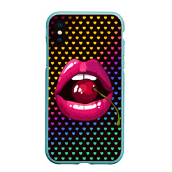 Чехол для iPhone XS Max матовый Pop art