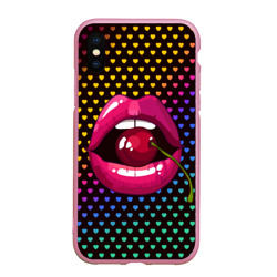 Чехол для iPhone XS Max матовый Pop art