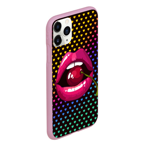 Чехол для iPhone 11 Pro Max матовый Pop art, цвет розовый - фото 3