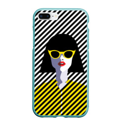 Чехол для iPhone 7Plus/8 Plus матовый Pop art girl