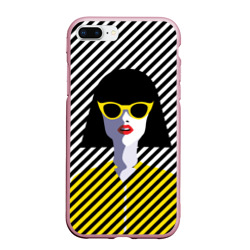 Чехол для iPhone 7Plus/8 Plus матовый Pop art girl