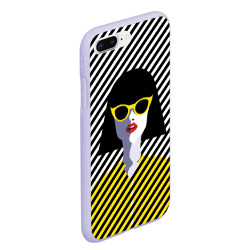 Чехол для iPhone 7Plus/8 Plus матовый Pop art girl - фото 2