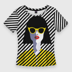 Женская футболка 3D Slim Pop art girl